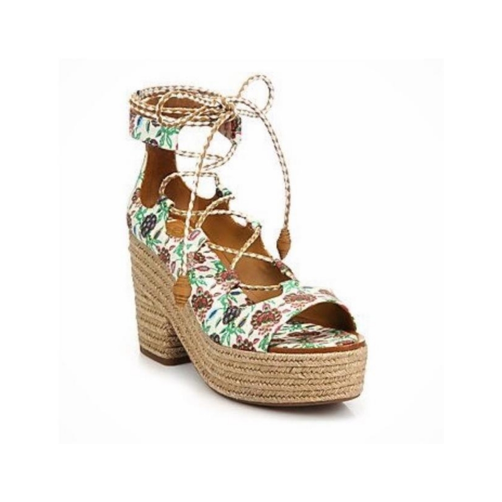 Tory Burch Antiquity Positano Espadrille Sandals